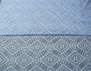 幾何学的なロイヤル ブルーの綿の Nightwear SYD-0004 のためのナイロン レースの生地の網