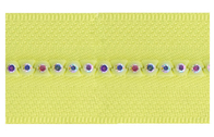 輝きの多彩なラインストーンのスライダーが付いている装飾的なダイヤモンドのジッパー | 5