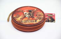 再生利用できるジッパーの円形の金属の錫のカリブの CD 箱の海賊