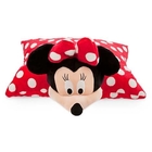プラシ天の Minnie の頭部が付いている赤く美しいディズニー ミニー マウスの幼児の枕