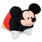 プラシ天の Mickey の頭部が付いているディズニーかわいい Mickey Moue のクッションそして枕