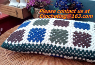 家の装飾の多彩なクッション カバー枕入江のための方法かぎ針編みのクッションのレースの枕