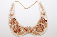 真珠の襟のネックレス、ファッション ジュエリー襟手芸ネックレス （JNL0037）