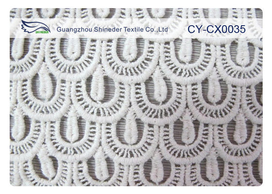 ランジェリー、下着 CY-CX0035 のための環境に優しい刺繍されたレースの生地