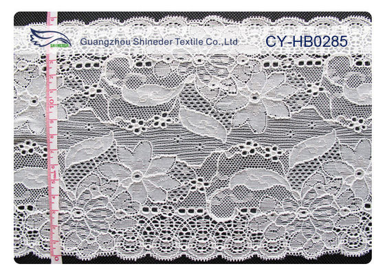 水溶性の伸縮性があるレースの生地、伸縮自在のレースのトリム SGS CY-HB0285