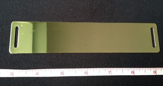 まっすぐなめっきされた付属品は衣服およびベルトの平らな金属棒のためのトリムに金属をかぶせます