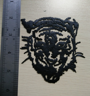 黒い熱伝達のトラの頭部はあなた自身の熱伝達を作ります