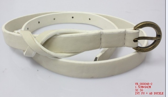 女性のための Aurichalceous そして銀製のバックルの布ベルト、衣裳ベルト