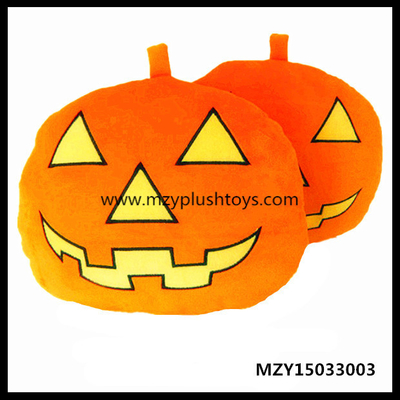 35cm の標準的なハロウィンのギフトのプラシ天のためのプラシ天によって詰められるカボチャおもちゃはプラシ天の枕を緩和します